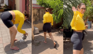 "Malaika Arora Faces Backlash After Picking Up Trash from Street, Users Say 'Not Everyone Can Be Sonu Sood'"